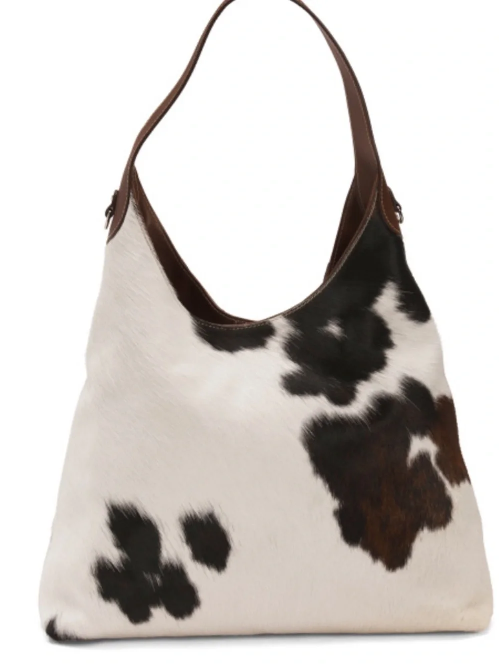 CAVALCANTI Made In Italy Leather Hair On Hide Hobo